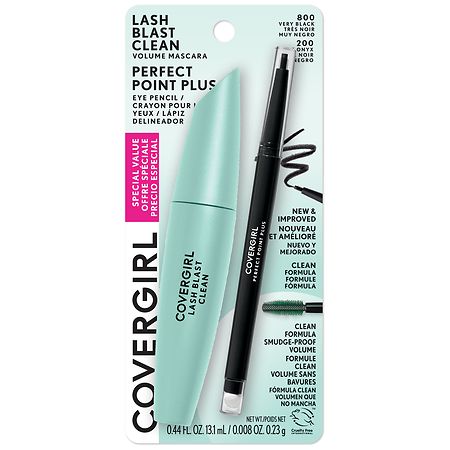 Lash Blast Clean Volume Mascara & Perfect Point Plus Eye Pencil Value Pack Very Black /  Onyx