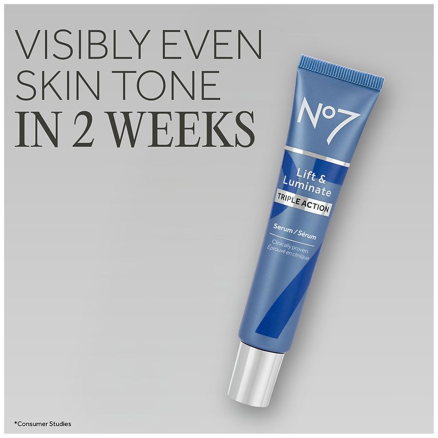 No7 Lift & Luminate Triple Action Face Serum | Walgreens