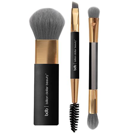 Billion Dollar Beauty, Magnetic Brush Set, 3-Piece Set