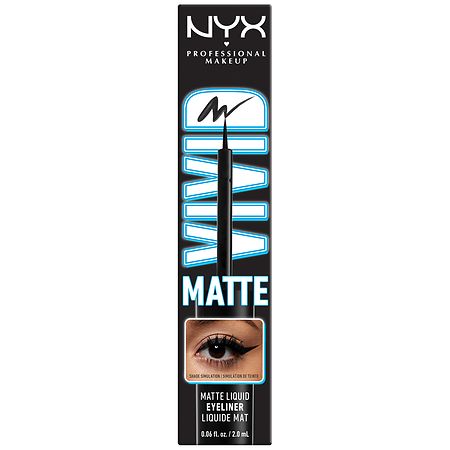 NYX Walgreens Makeup | Black Liner, Matte Liquid Professional Vivid