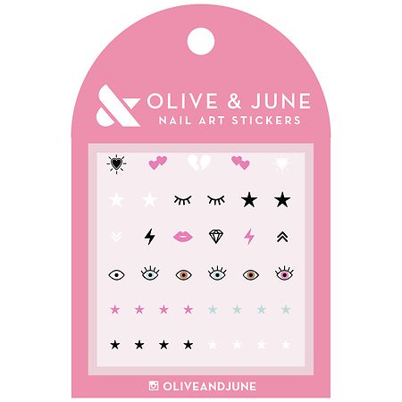 Olive & June Nail Art Stickers Eye Love Your Mani