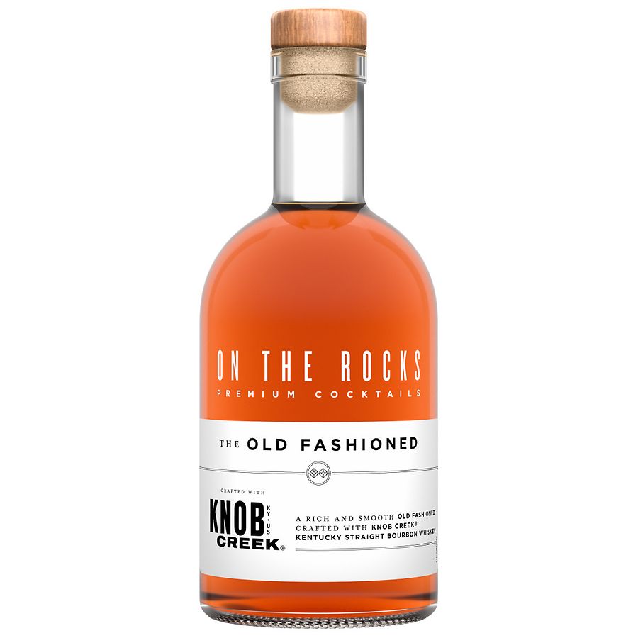 On The Rocks The Old Fashioned Crafted with Knob Creek Bourbon Cocktail