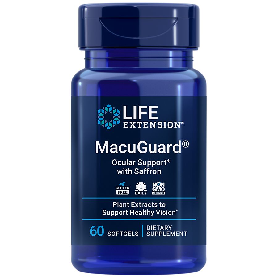 Life Extension MacuGuard Ocular Support with Saffron Eye Health