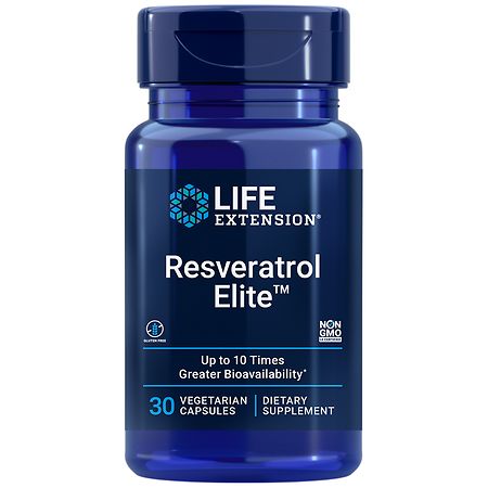Life Extension Resveratrol Elite Transresveratrol Supplement