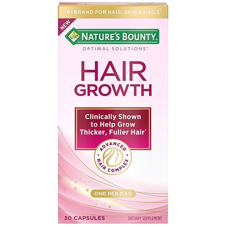 Nature's Bounty Optimal Solutions Hair Growth Supplement Capsules