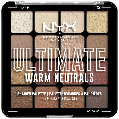 NYX Professional Makeup Ultimate Shadow Palette Warm Neutrals