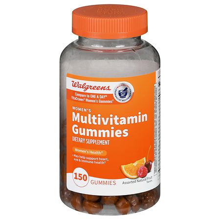 Walgreens Women's Multivitamin Gummies Assorted Natural Fruit