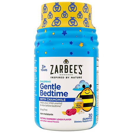 Zarbee's Gentle Bedtime Gummies Raspberry Lemon