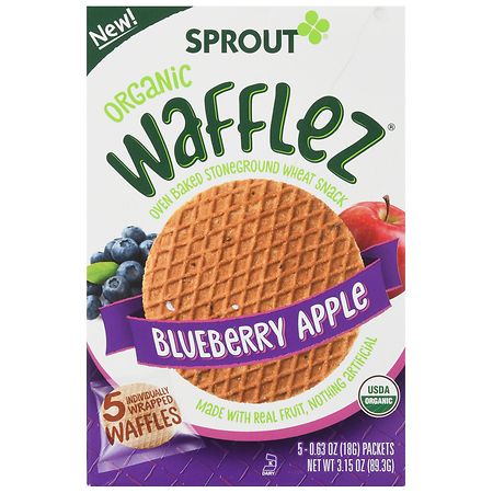 Sprout Toddler Wafflez Blueberry Apple