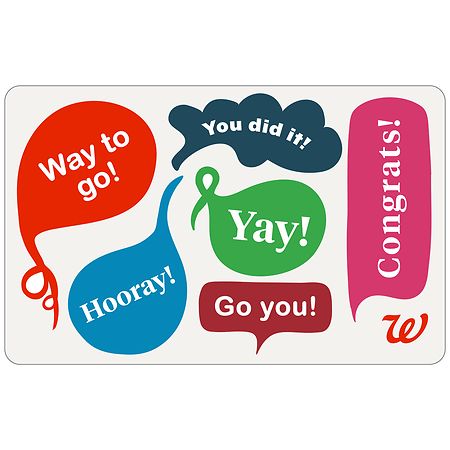 Walgreens Graduation eGift Card