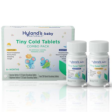 Hyland's Baby Tiny Cold Tablets Combo Pack