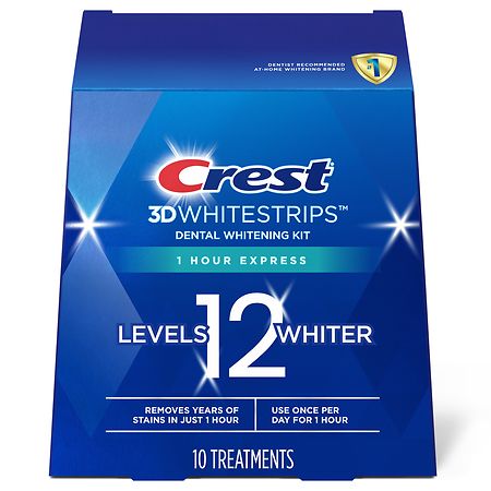 Crest 3D Whitestrips 1-Hour Express Teeth Whitening Kit