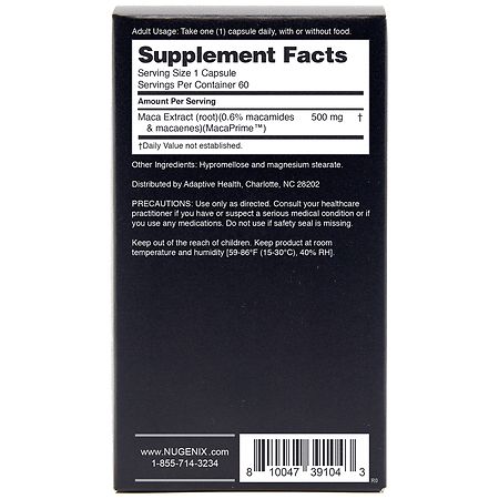 Nugenix Maca Root Clear Walgreens