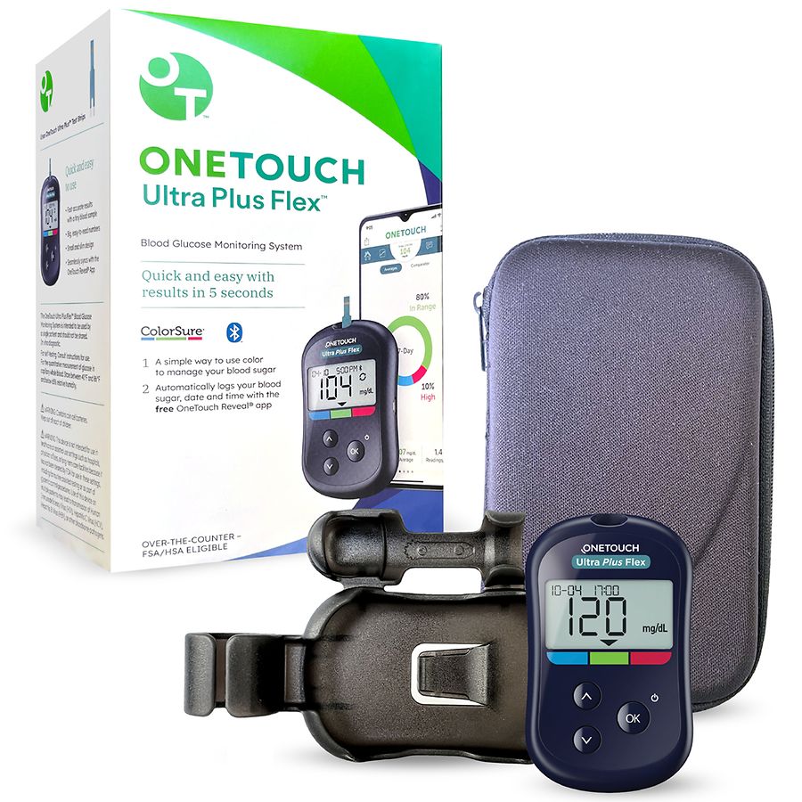  OneTouch Ultra2 Blood Glucose Monitoring System : Health &  Household