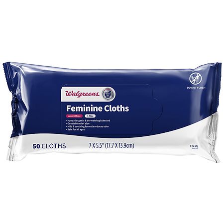 Walgreens Feminine Cleansing Cloths Fresh