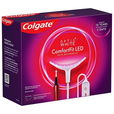 Colgate ComfortFit LED Teeth Whitening Kit Unflavored, 1 kit