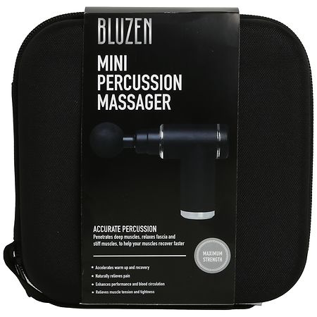Mini Percussion Massager + Carrying Case - BLUZEN