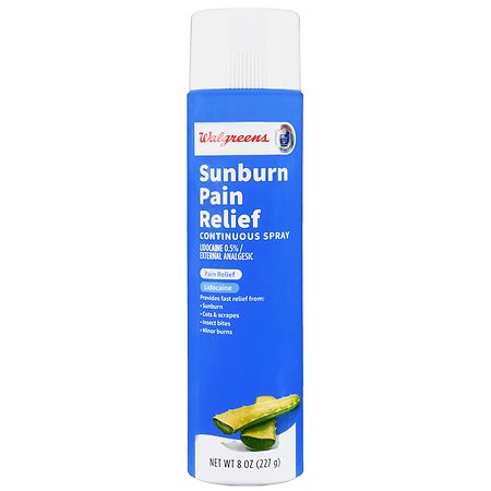 Walgreens Sunburn Pain Relief Continuous Spray