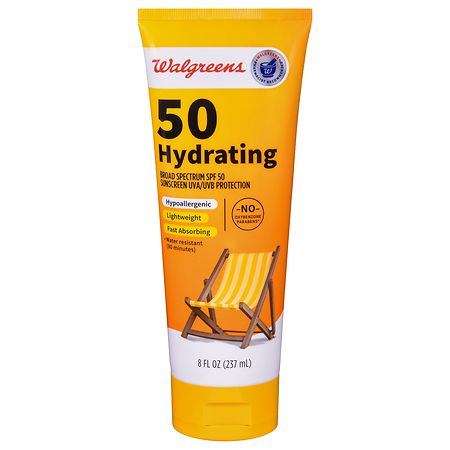 Walgreens SPF 50 Hydrating Broad Spectrum Sunscreen