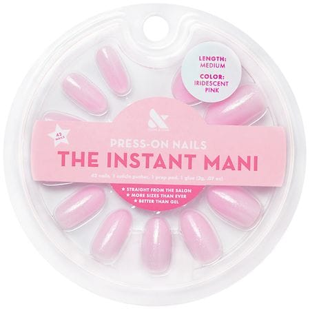 Olive & June The Instant Mani Press-On Nails Iridescent Pink