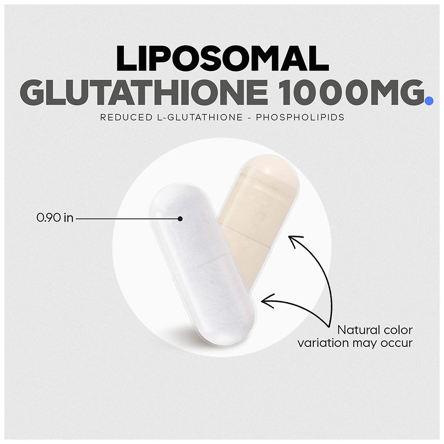 glutathione 1000mg Codeage Liposomal Glutathione 1000 mg