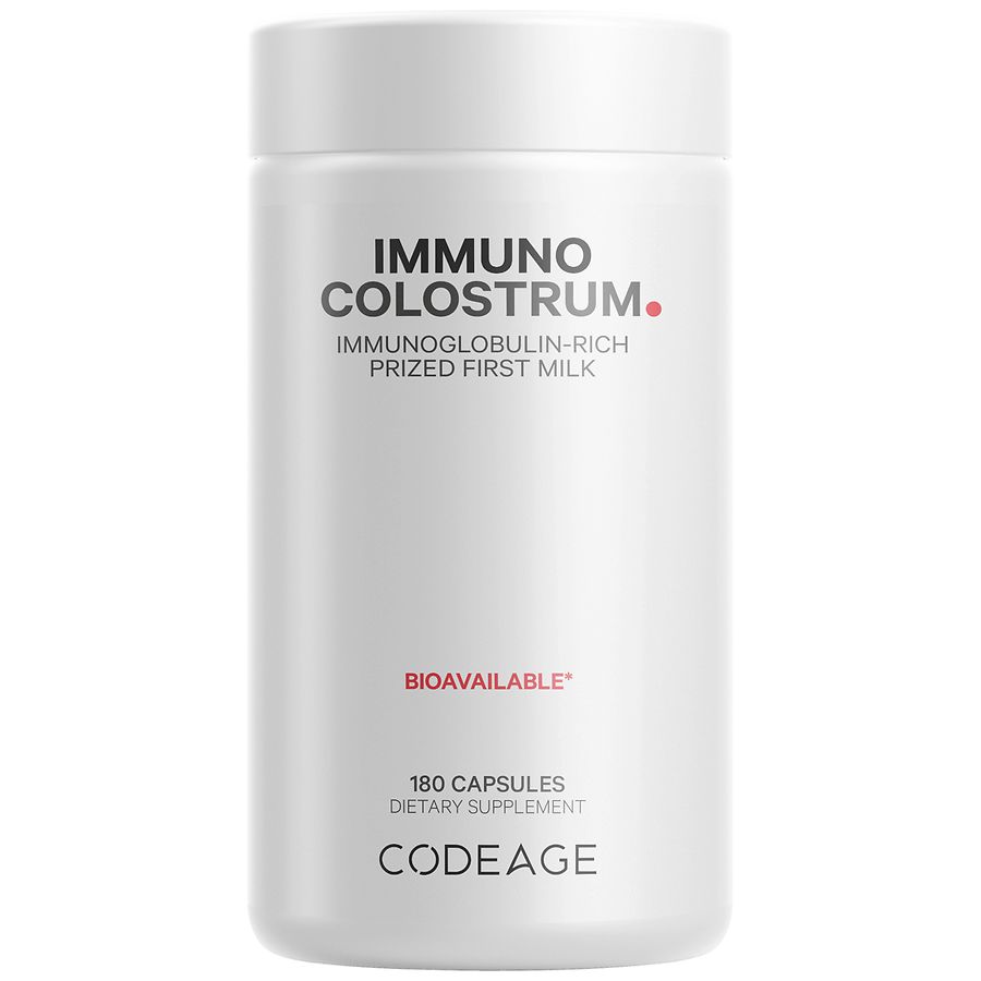 Codeage immuno colostrum immunoglobulin rich prized first milk walgreens