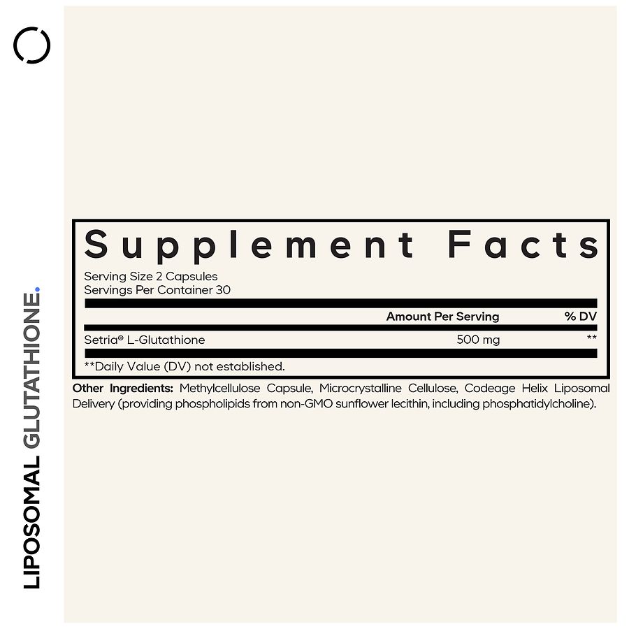 Codeage Liposomal Glutathione Beyond Vitamins Capsules