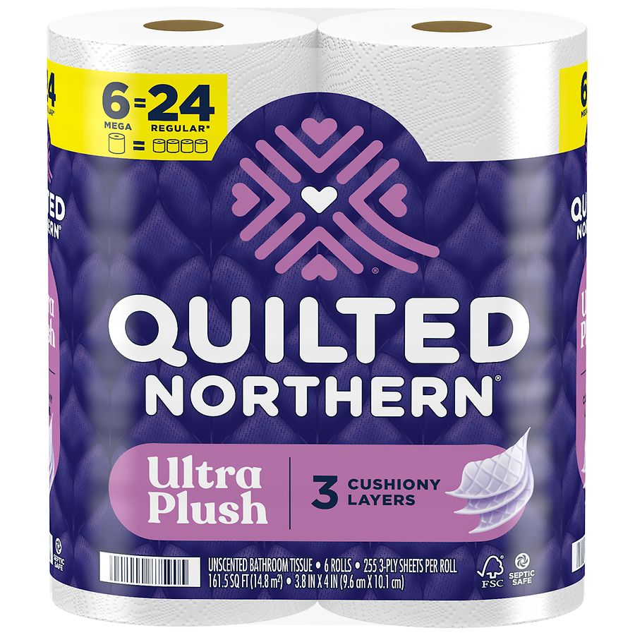Quilted Northern Ultra Plush 3-Ply Bathroom Tissue Mega