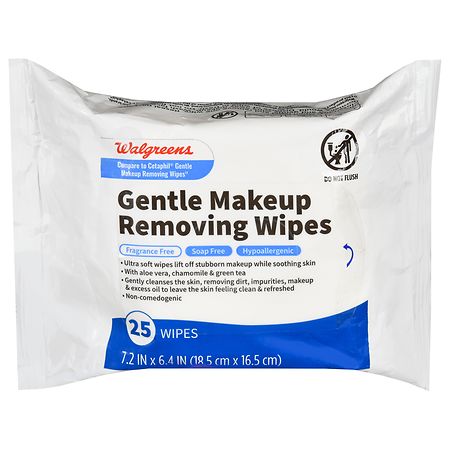 Walgreens Gentle Makeup Removing Wipes Fragrance Free