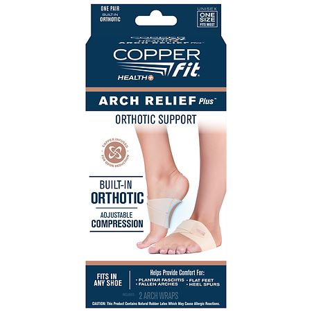 Copper Fit Arch Relief + Orthotic Support One Size