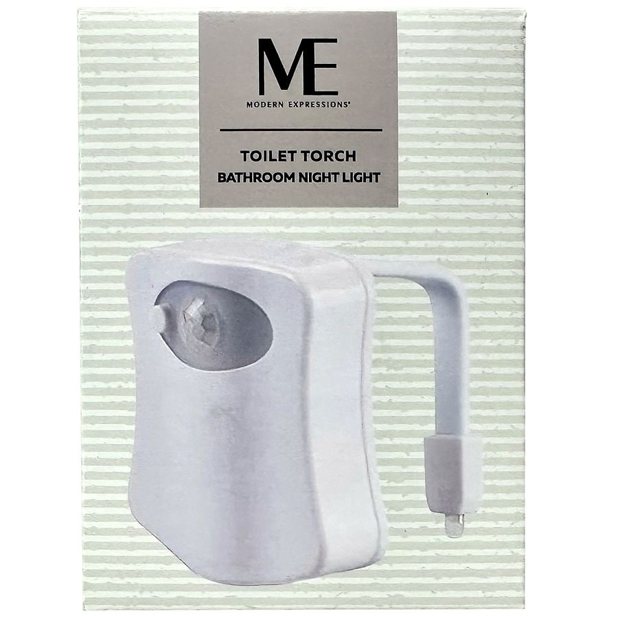 Toilet Motion Sensor Night Light, 8/16 Color Bathroom Sensing