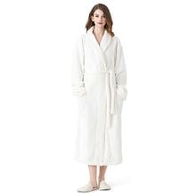  Womens Plush Fleece Bath Robe, Fluffy Long Bathrobe, Great Gift  for Mom, Grandma, Daughter, Sister, Wife, Friend : Clothing, Shoes 