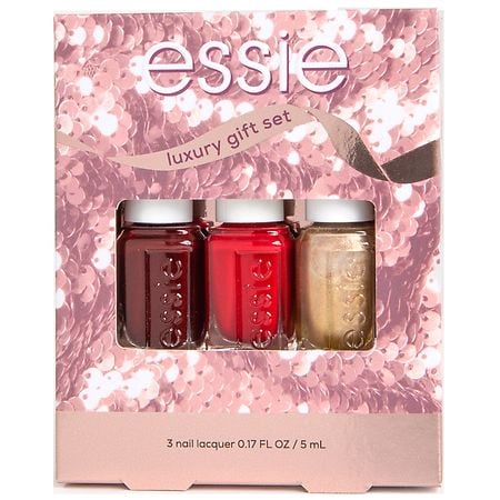 essie All Decked Out Nail Polish 3 Piece Holiday Kit