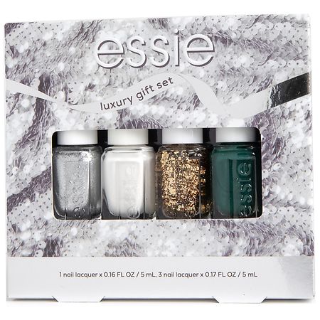 essie All Decked Out Nail Polish 4 Piece Holiday Kit
