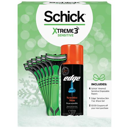 Schick Xtreme3 Disposable Razors Holiday Gift Set