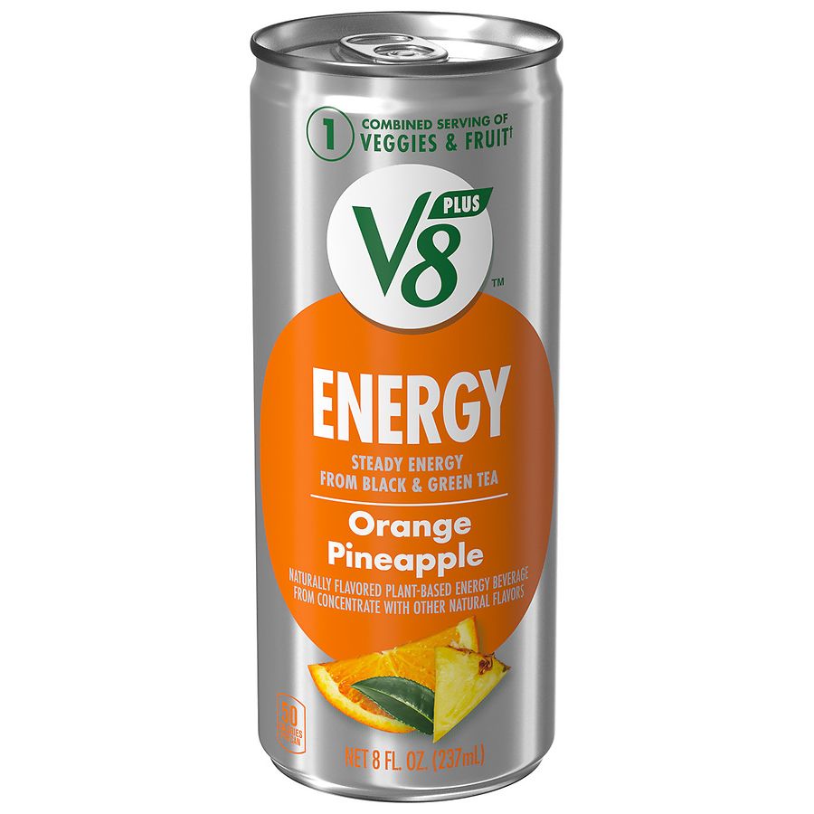 V8 Energy Beverage Orange Pineapple Walgreens