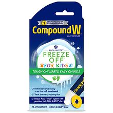 Compound W One Step Wart Remover Strips for Kids, 10 ct