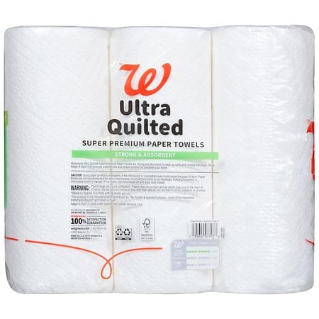 Walgreens Super Premium Ultra Strong Bath Tissue 4 Rolls