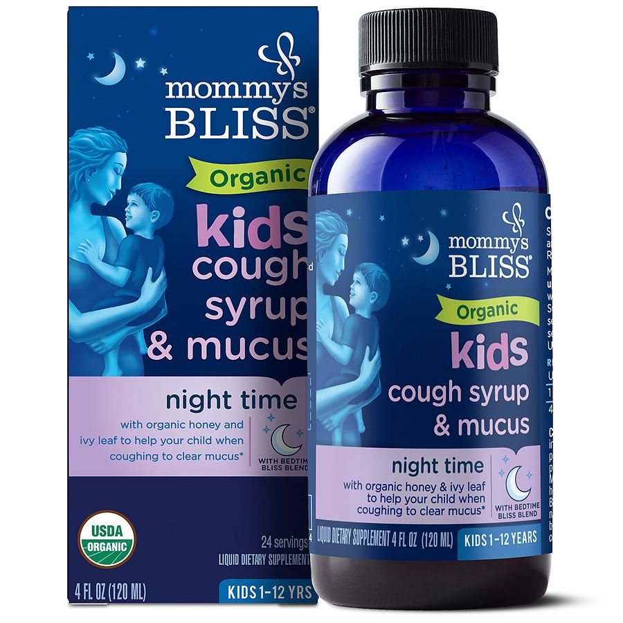 Mommy's Bliss Organic Kids Cough Syrup Night Time | Walgreens