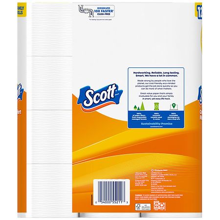 Scott ComfortPlus Toilet Paper 1-Ply
