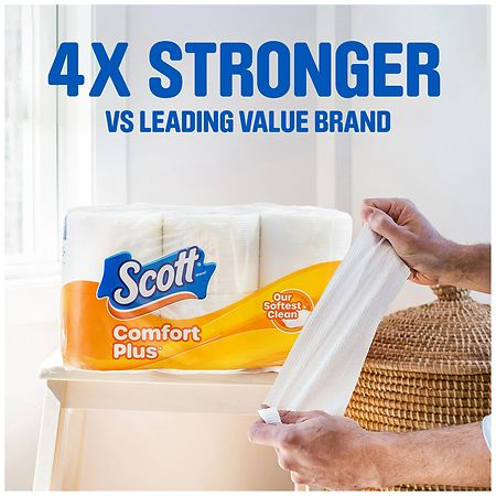 Scott ComfortPlus Toilet Paper 1-Ply