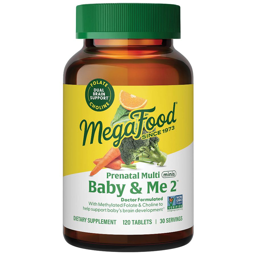 MegaFood Baby & Me 2 Prenatal Multivitamin Minis Walgreens