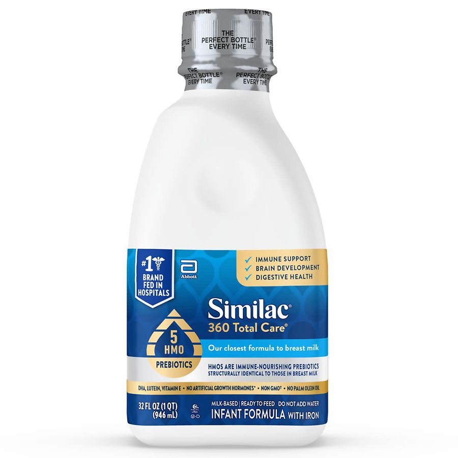 Similac 360 Total Care Ready to Feed Infant Formula Has 5 HMO 