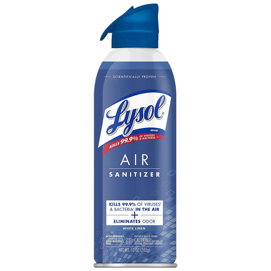 Lysol Air Sanitizing Spray, White Linen