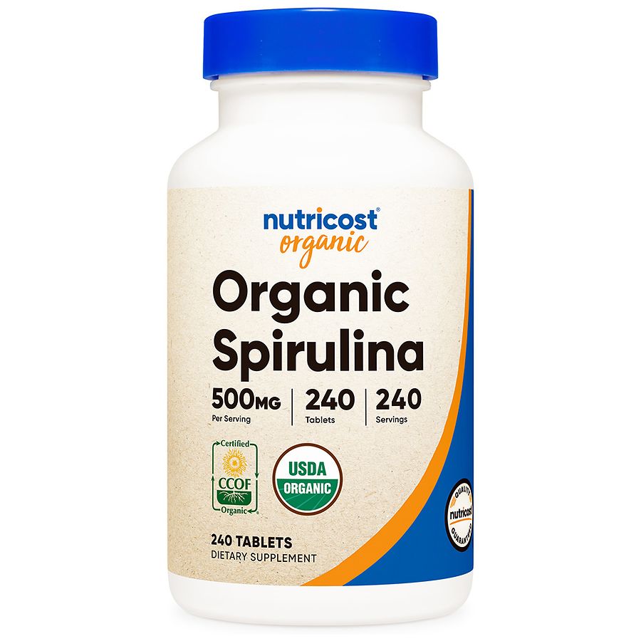 Nutricost Spirulina (Organic) 500 mg Tablets | Walgreens