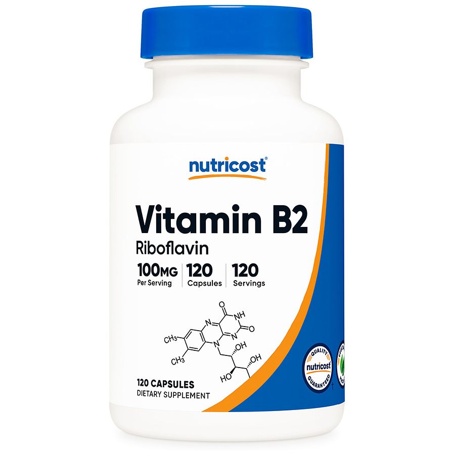 Nutricost Vitamin B2 (Riboflavin) 100 Mg | Walgreens