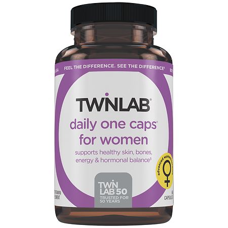 Twinlab Daily One Caps Multivitamin Supplement Capsules for Women
