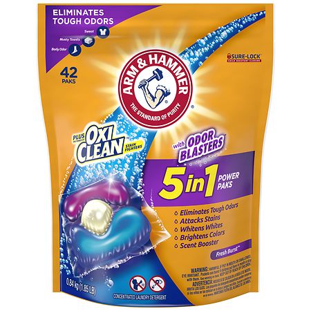 Arm & Hammer Plus OxiClean Stain Fighters with Odor Blasters Fresh Burst