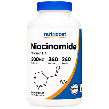 Nutricost Vitamin B3 (Niacinamide) 500 mg Capsules