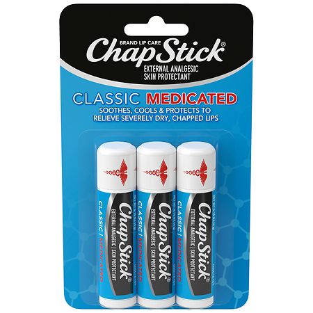 ChapStick Lip Balm Classic Medicated Tubes